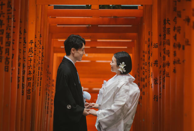 夫婦の誓いとゲストへの感謝