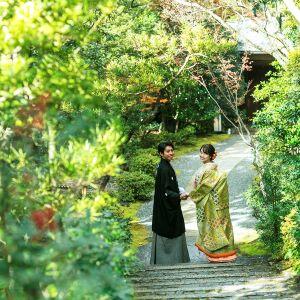 ＜23年9月迄の限定＞京都二寧坂×日本庭園撮影◆和装フォト婚プラン◆